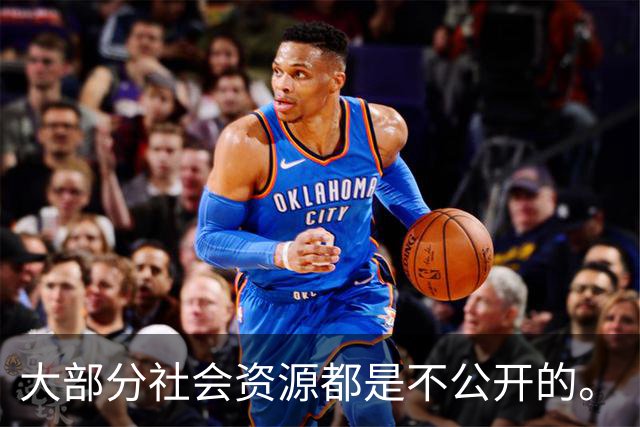 大部分社会资源都是不公开的。